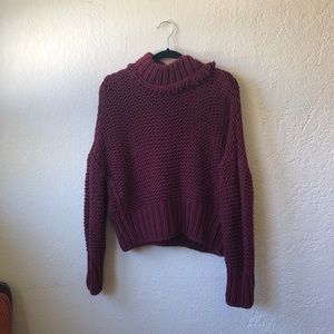 Free People chunky knit sweater